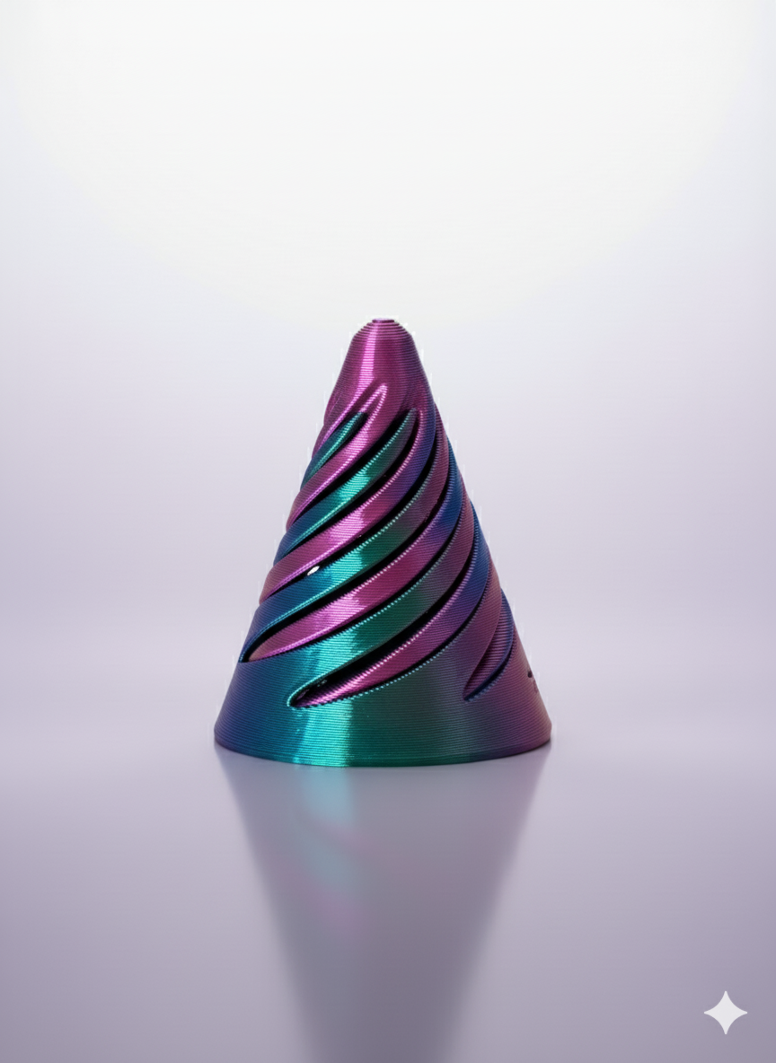 Futuristic Fidget Vortex Fidget - The Futuristic 3D Printed Fidget Toy – Printiverse3D