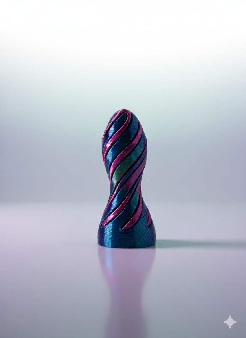 Chroma Helix - The Futuristic 3D Printed Fidget Toy
