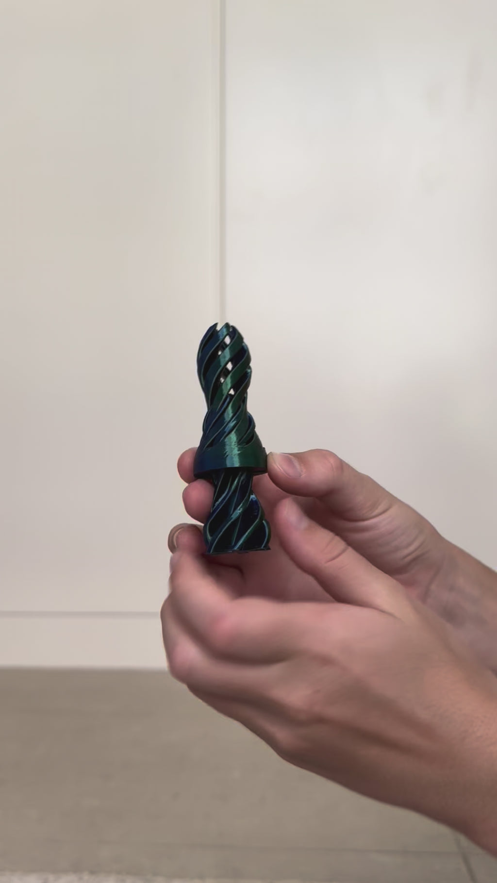 Chroma Helix - The Futuristic 3D Printed Fidget Toy