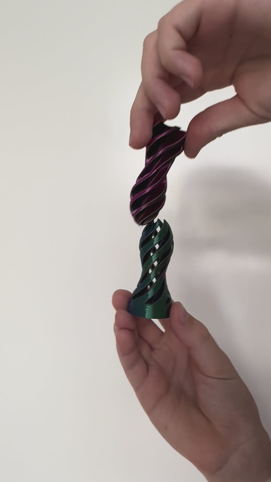 Chroma Helix - The Futuristic 3D Printed Fidget Toy